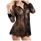 Сексуальное женское белье порно кружевная рубашка для сна топы размера плюс, сексуальное женское нижнее белье, нижнее белье, прозрачное белье женские костюмы для эротических игр, костюм с сексуальным вырезом Секс Ночная сорочка