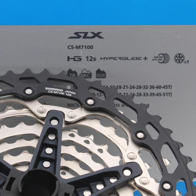Shimano горный велосипед SLX M7100 микро сплайн 12S CS-M7100 12 блок звездочек скорости