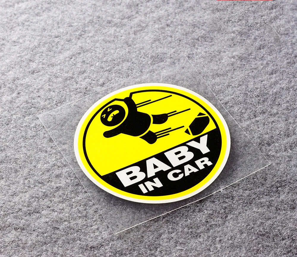

JDM Baby In Car Styling Vinyl Decals Safe Driving Auto Window Tail Oil Tank Warning Tape Stickers