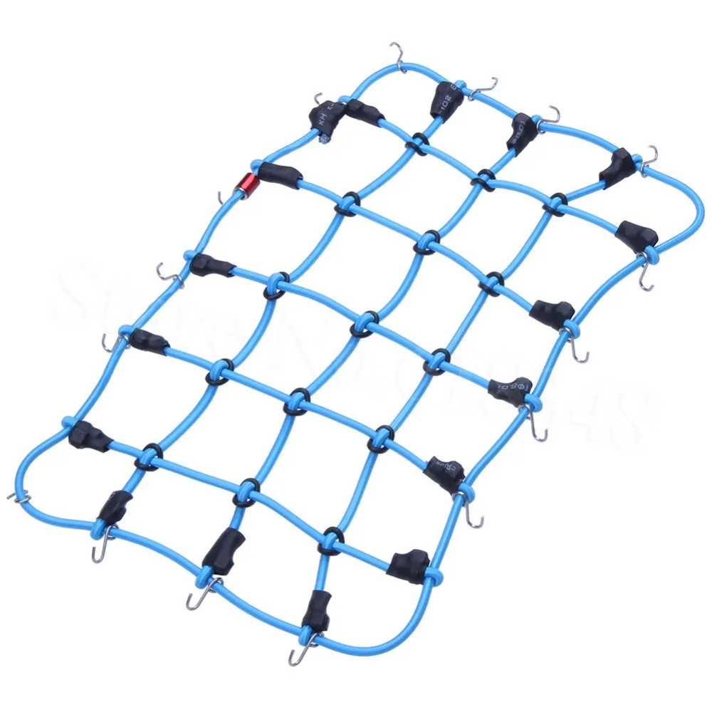 1/10 RC Elastic Luggage Net with Hook for 1:10 Crawler Traxxas Trx-4 Trx4 Axial SCX10 90046 Tamiya CC01 RC4WD D90 Redcat Gen7 | Игрушки и