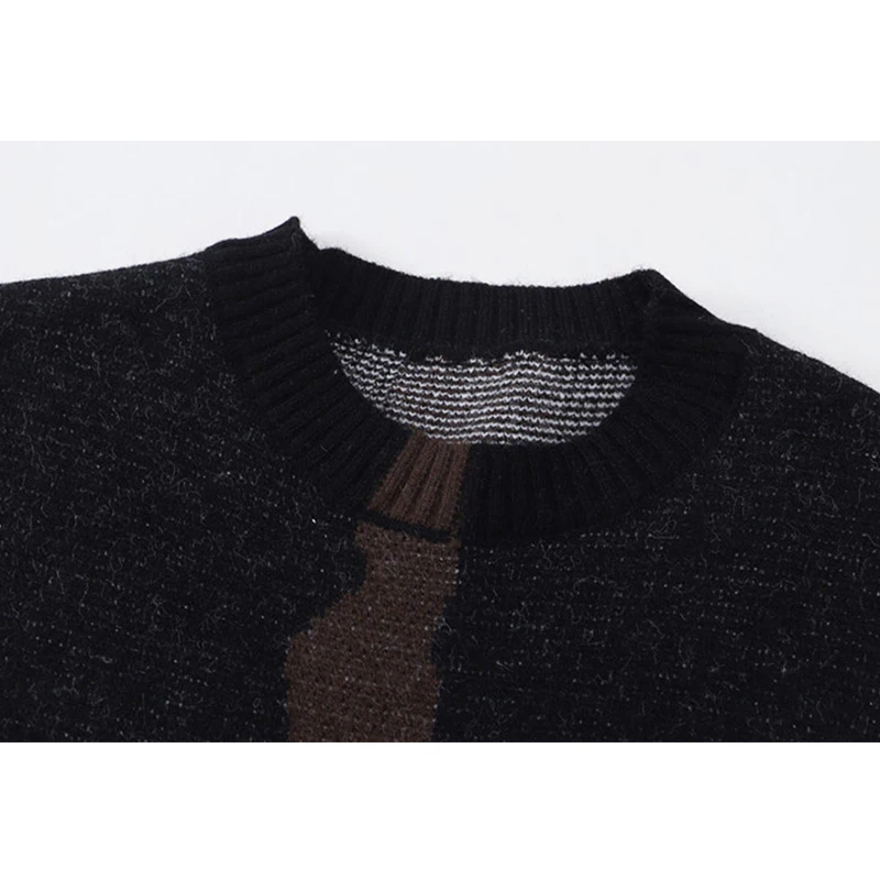 Oversized Fashion Casual Sweaters Women 2020 Autumn Winter Loose O Neck Pullovers Female Long Sleeve Harajuku Knitted Jumpers | Женская