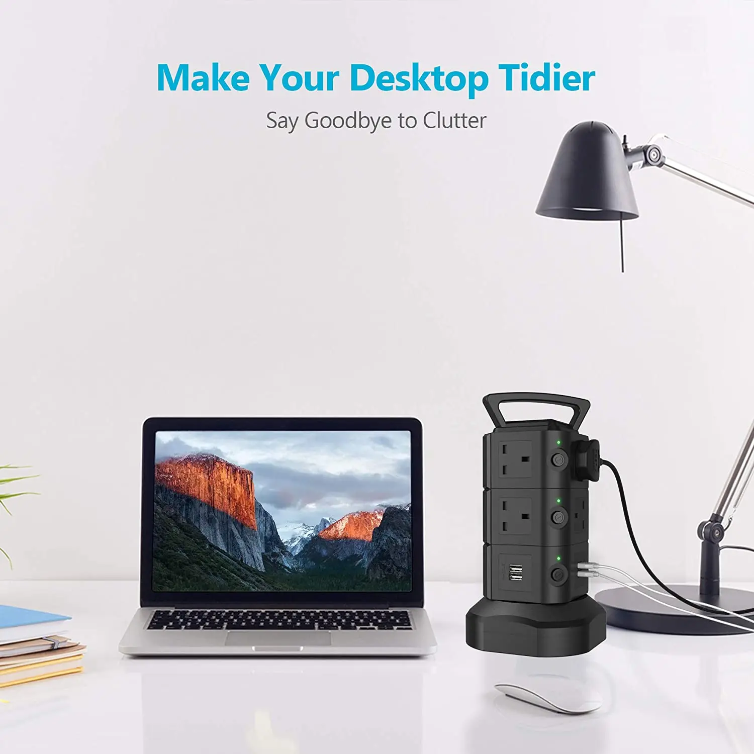 Сетевой удлинитель с вилкой Стандарта Великобритании защита от перенапряжения