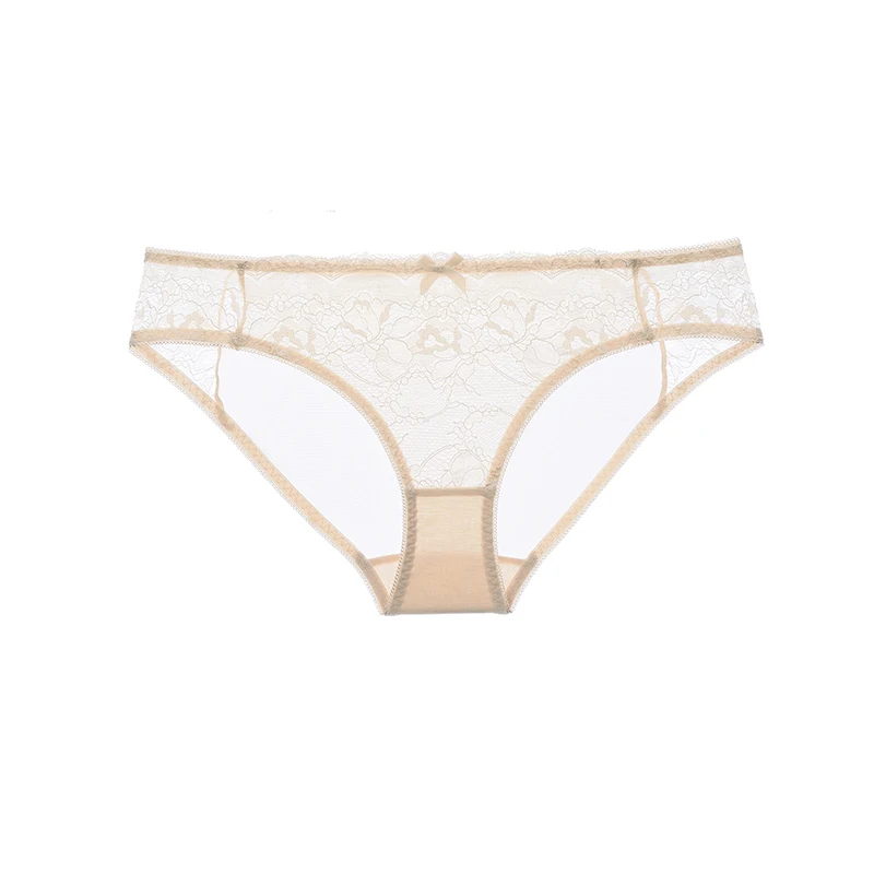 Женские кружевные трусики с низкой талией дышащие мягкие удобные бесшовные
