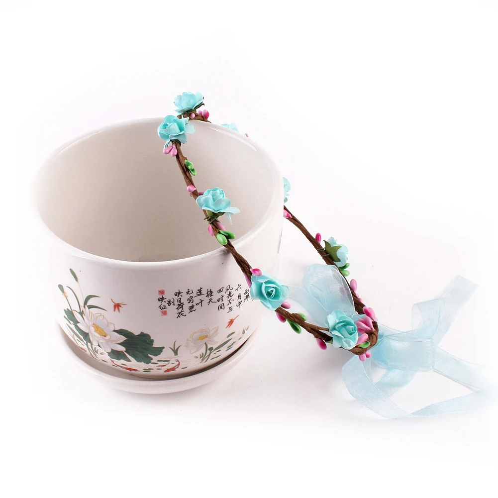 Повязка на голову с розой для маленьких девочек милая повязка брендовые