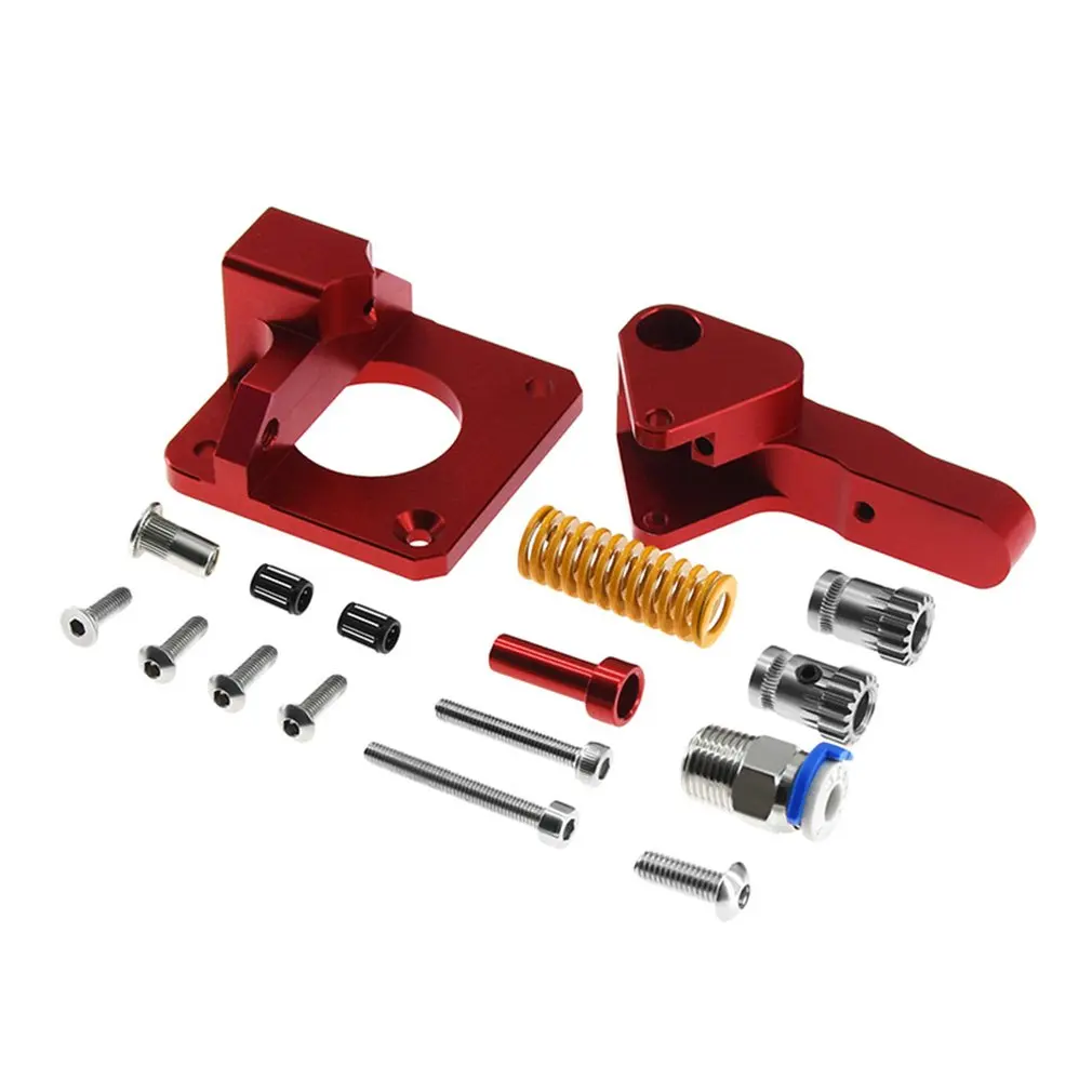 3D Printer Accessories CR10 PRO Durable Extruder Red Double Pulley Flexible Consumable Ender-3 Upgrade