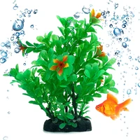 plastic aquarium fake water plants fish tank decoration green artificial aquarium ornament grass fish tank accessoreis