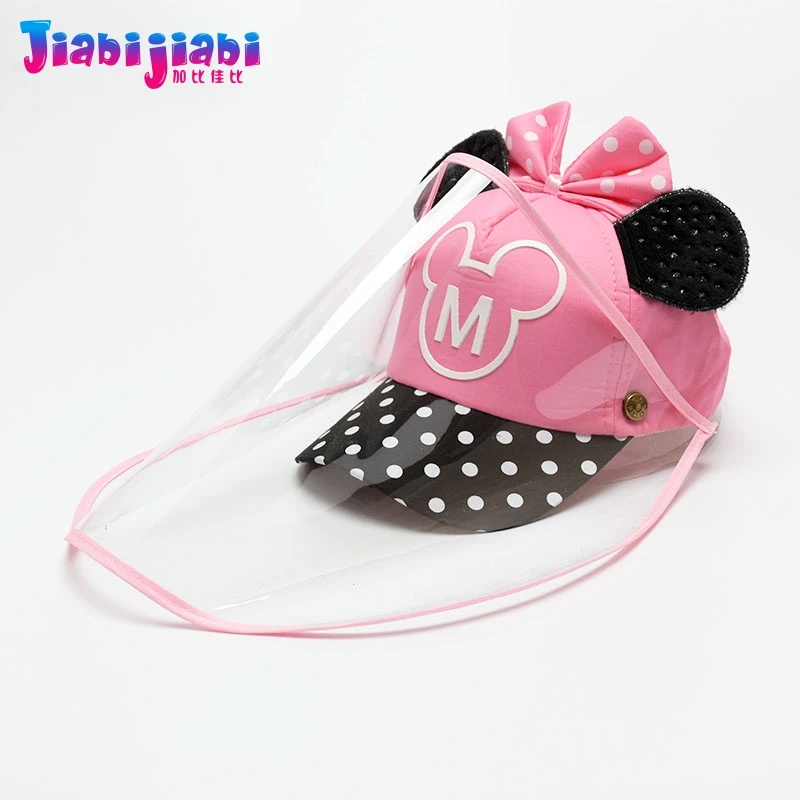 Детская шапка маска для защиты девочек от вирусов Противоударная лица защитная