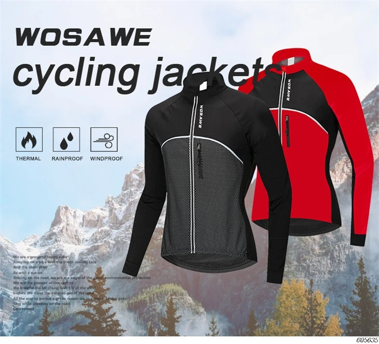 WOSAWE зимняя велосипедная куртка флис MTB велосипед спортивный комплект теплый Майо Спортивная одежда водонепроницаемые ветрозащитные костюмы джерси брюки