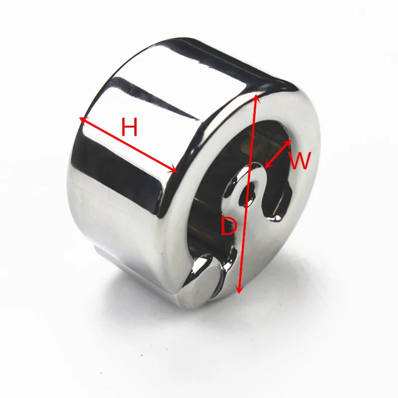 Мужской кулон для пениса из нержавеющей стали u образная удлиненная Мошонка с