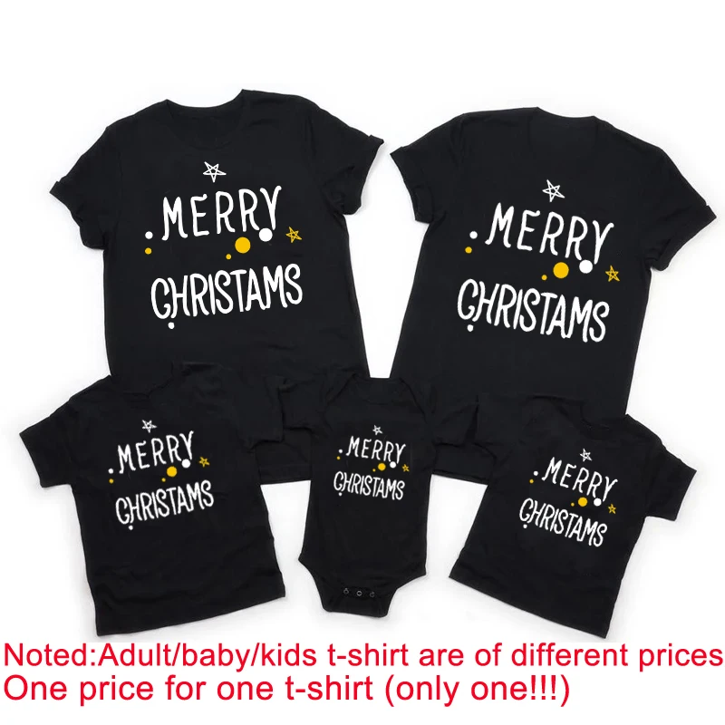 

Футболка с надписью «Merry Christmas»