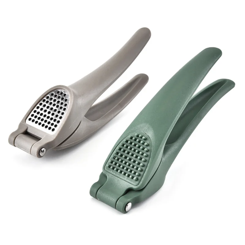 

Gray&Green Garlic Press Kitchen Tools Multifunction Manual Pound Squeezer Quality Home Use Accessories Gift 2021 Hot Handmade