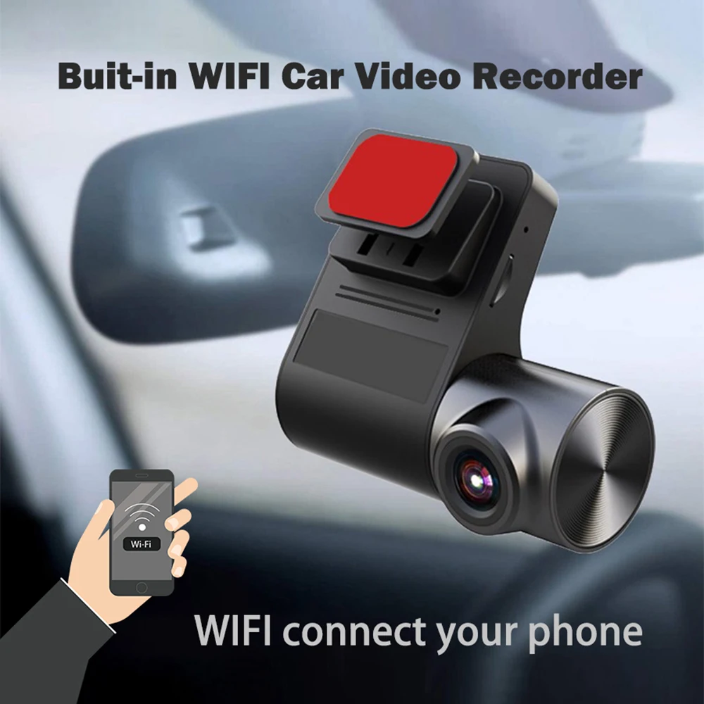 Скрытый Автомобильный видеорегистратор с USB углом обзора 1080 ° 170 P Wi-Fi циклическая