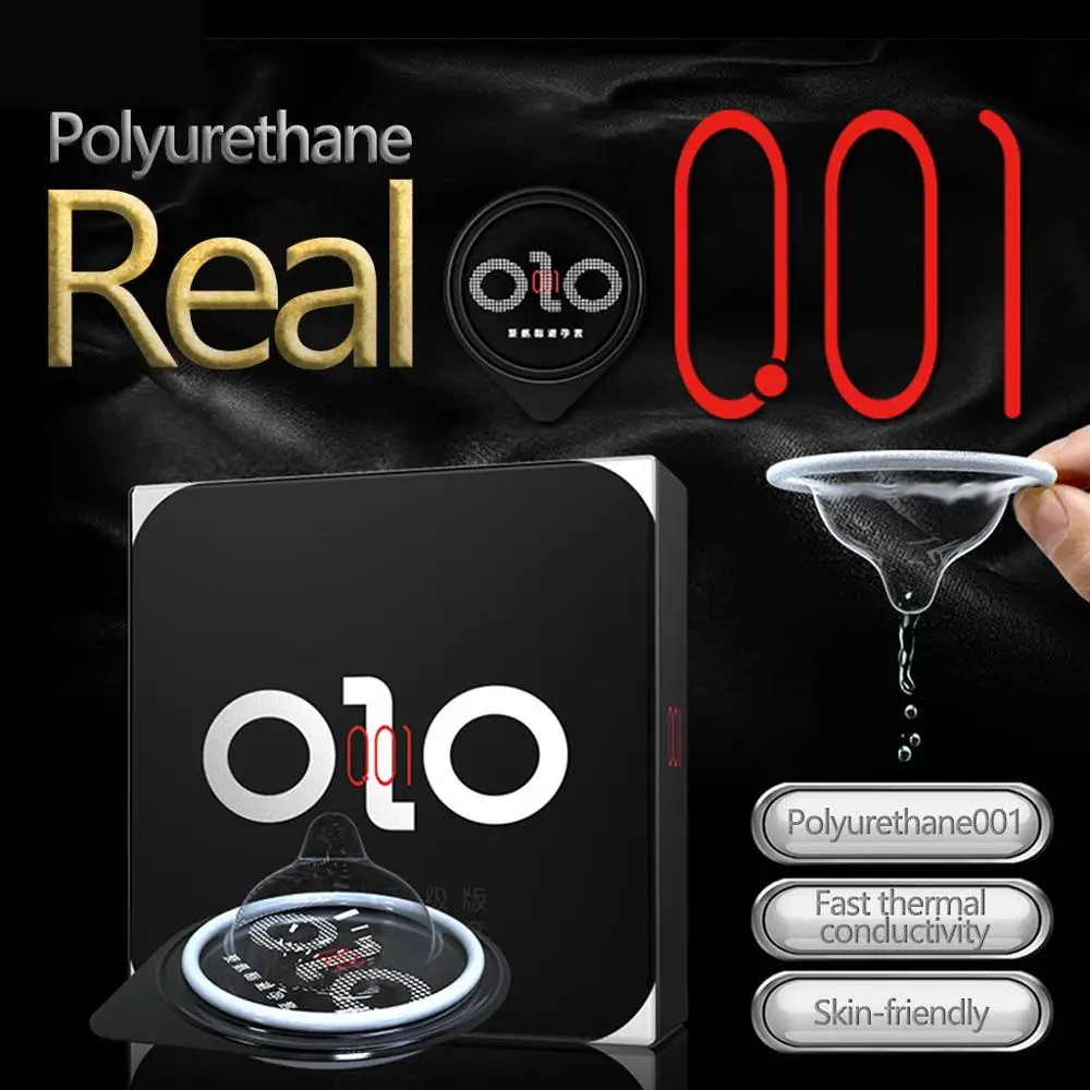 OLO 54 мм Водонепроницаемые полиуретановые 001 презервативы долговечные