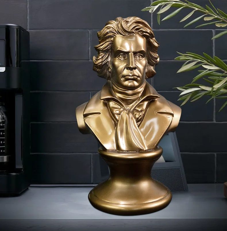 

Composer Musician beethoven statue BUST figure resin crafts Furnishings Art TV cabinet sculpture home decoration a0336