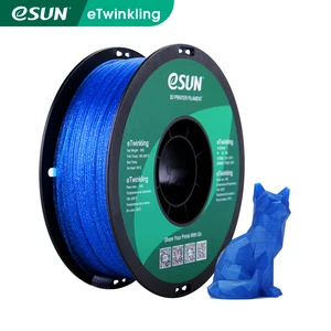 esun twinkling pla filament 1 75mm glitter pla 3d printer filament 1kg 2 2 lbs spool 3d printing materials for 3d printers free global shipping