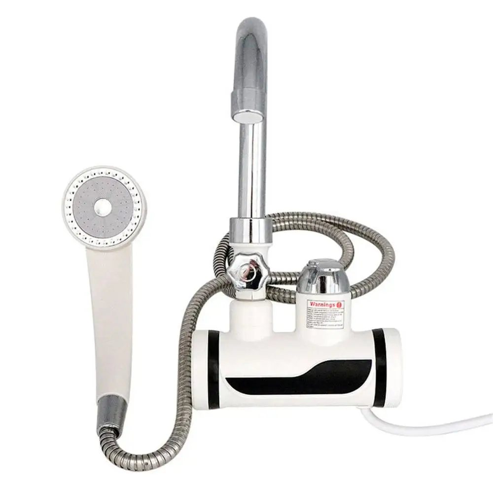 

Instant Hot Water Tap Temperature Display Instant Electric Water Heater Tankless Electric Faucet Shower Home Water Heating Tool