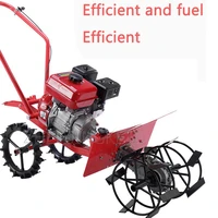 agricultural gasoline micro tillage machine multifunction garden orchard vegetable field loose soil weeding rotary tiller tools