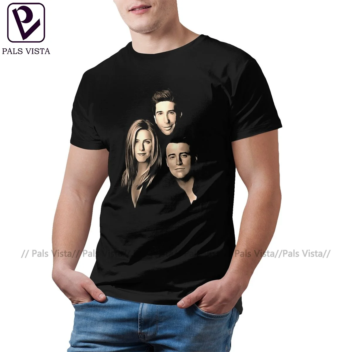 

Friends Tv T-Shirt Streetwear Funny 100 Cotton T Shirt Printed Short Sleeves Tshirt Male 3xl