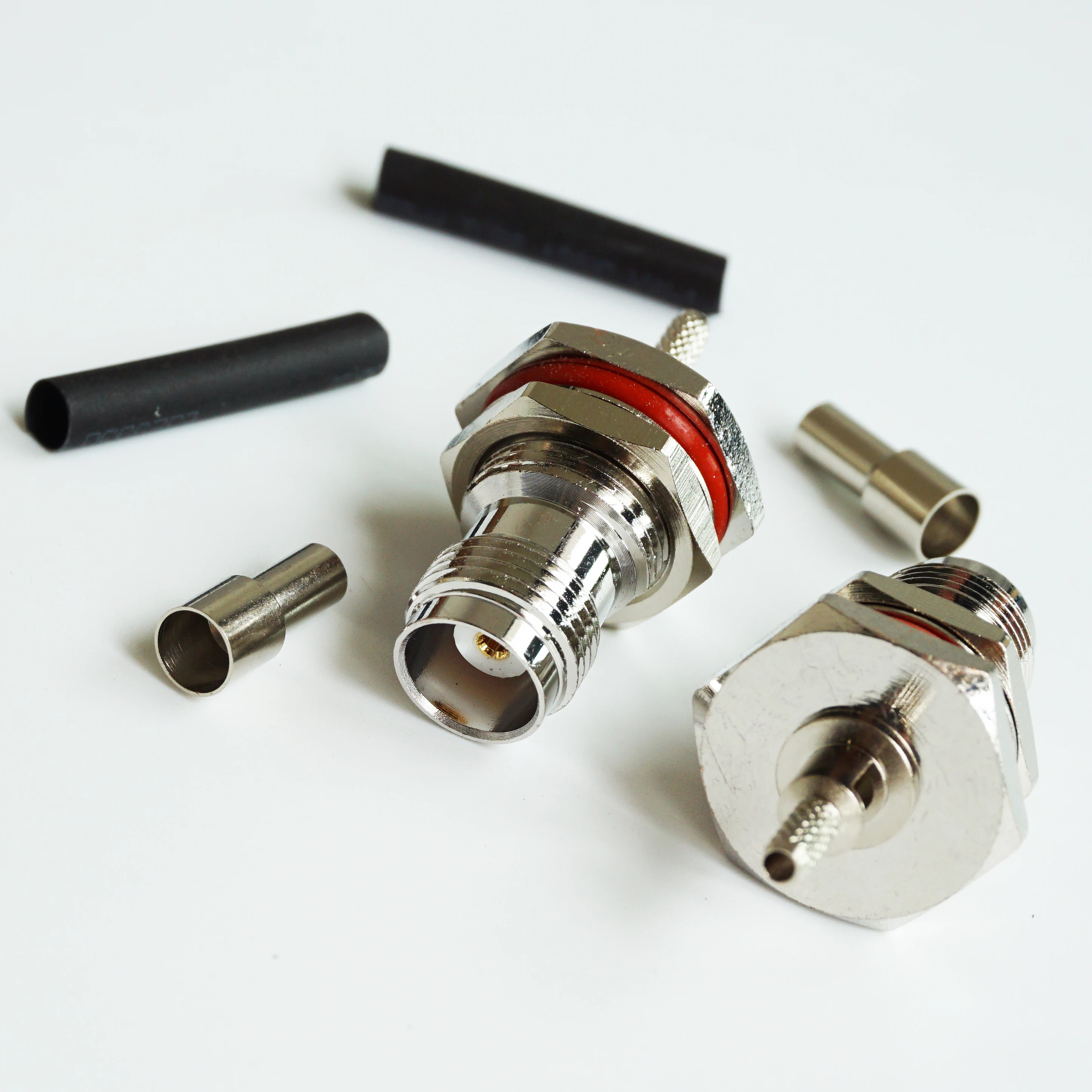 

TNC Female JACK nut bulkhead crimp RG174 RG316 RF connector