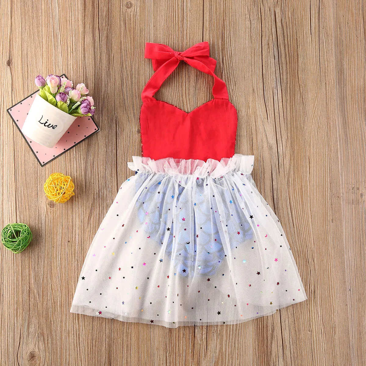 Детский сетчатый комбинезон со звездами и блестками для новорожденных девочек |