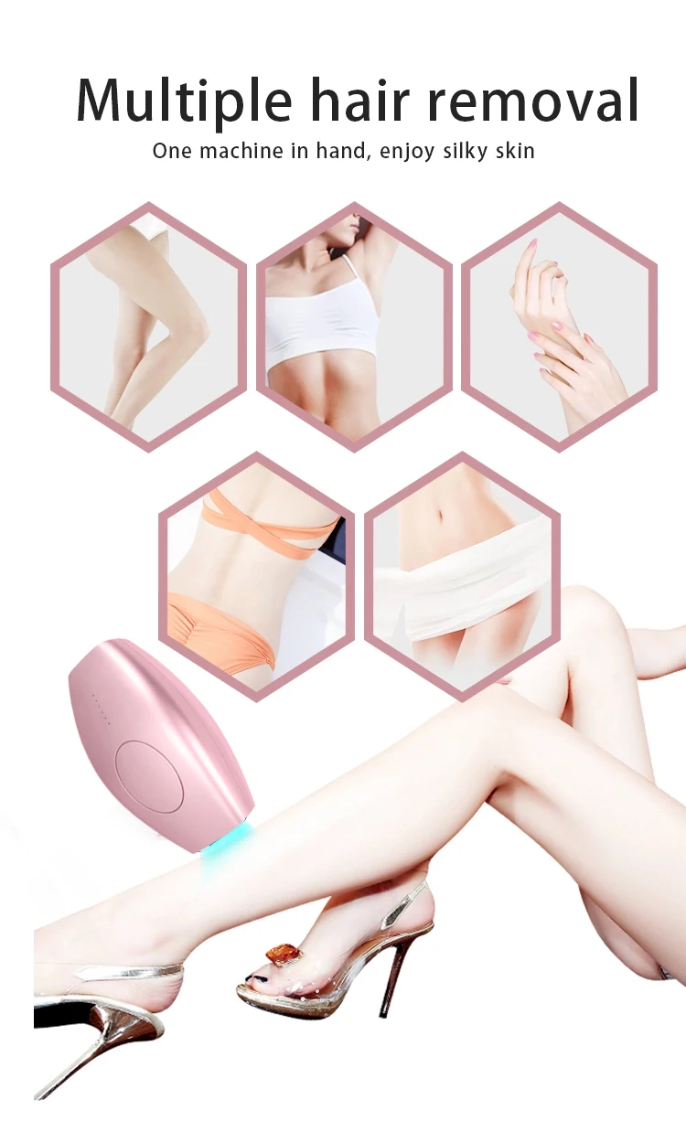 

Electric Laser Epilator Women or Man Hair Laser Removal Painless Smooth Touch Safely Body Face Hair Removal
