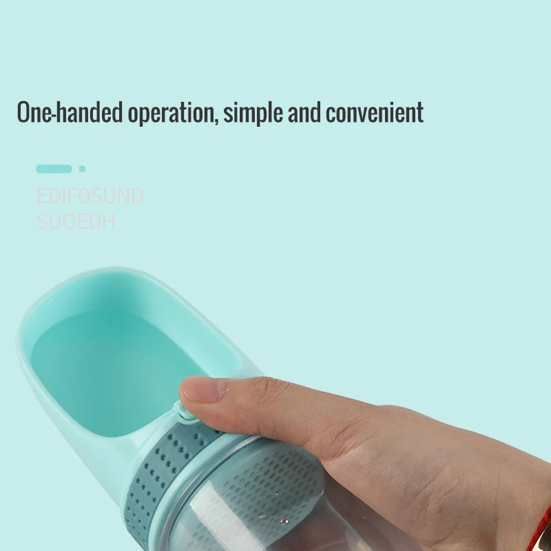 500 мл портативная пластиковая бутылка для воды собак Путешествия кошка кормления