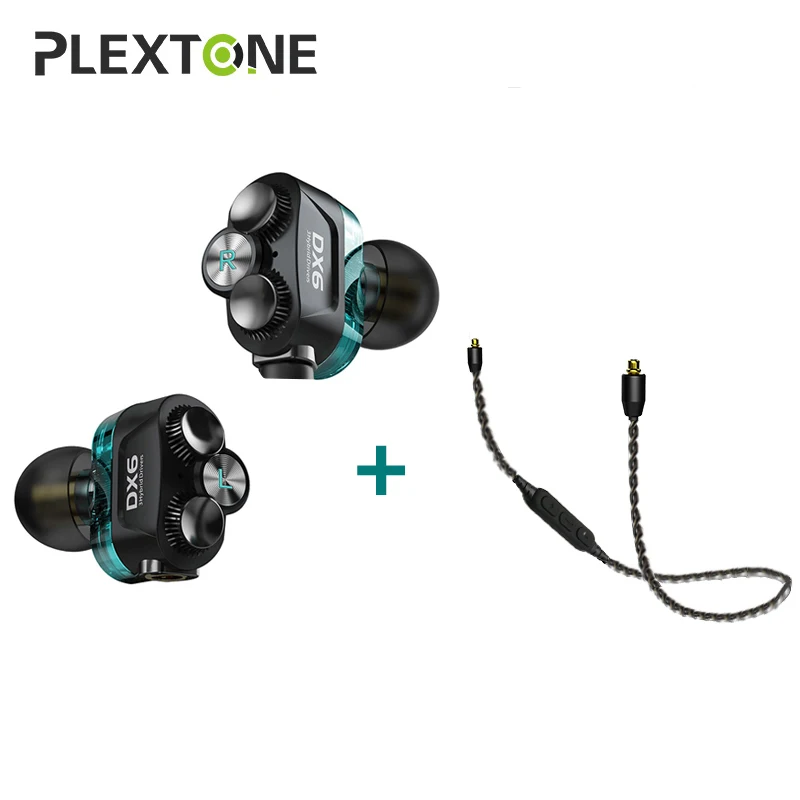 Plextone DX6 съемные спортивные наушники комбинированные Bluetooth 5 0 3 мм HIFI стерео бас TYPE C