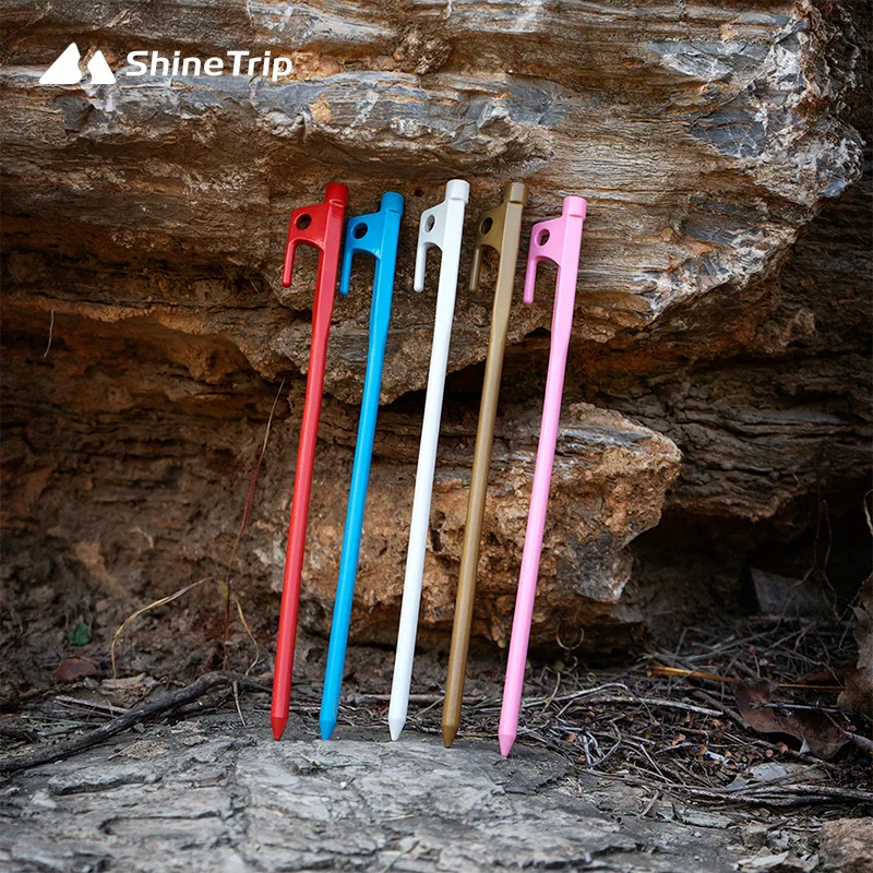 4 шт. колышки для палатки ShineTrip 20 см 30 см|Аксессуары палаток| |