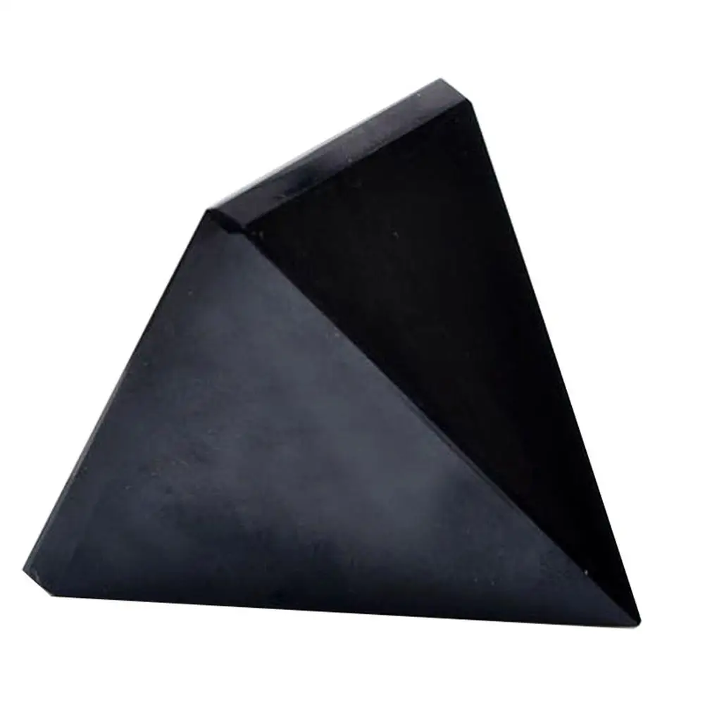 Хит продаж Обсидиановая пирамида для гостиной натуральный кристалл обсидиан
