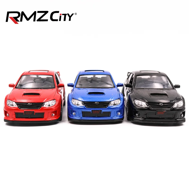 Лицензированная модель автомобиля RMZ City 1:36 Subaru WRX STI литая игрушка из