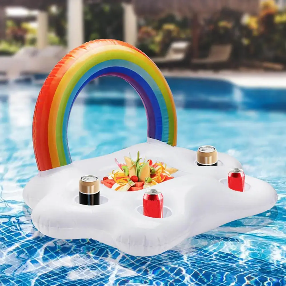 Держатель для напитков Rainbow Cloud надувной бассейн Летняя Вечеринка пляжа