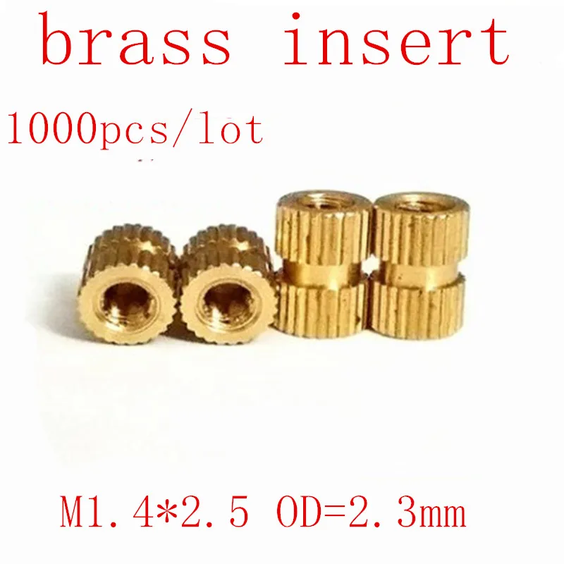 1000 шт. детали для вставок под давлением Диаметр 2 5 мм диаметр 3 мм|Гайки| |