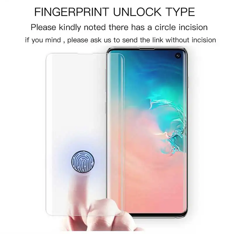 100D полный изогнутый экран закаленное стекло для samsung Galaxy S10E S10 Plus Note 10 S10+ Защитная пленка для экрана