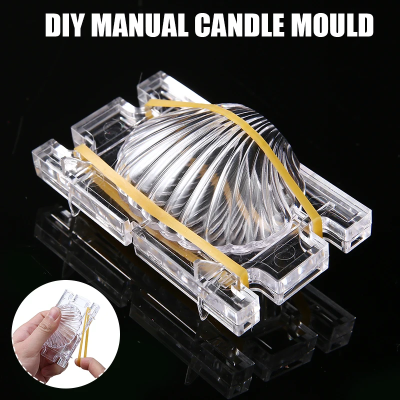 1pc Seashell Scallop Shell Scented Candle Mold DIY Handmade Gift For Paraffin Wax Beeswax Candle Soap Making Mould