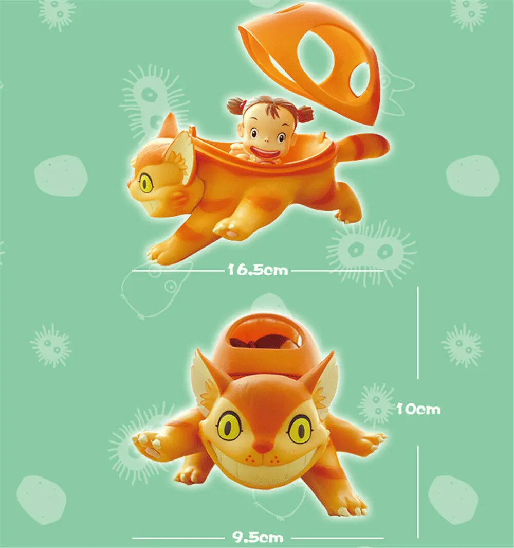 

Hot Anime My Neighbor Totoro Bus Mei Resin 10cm Action Figure Statue Model Toy New No Box Collection For Friend Xmas Gift