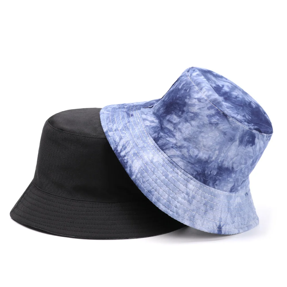 

Summer Fashion Hip hop Bucket Hat Women Men Outdoor Casual Sunscreen Hat Cotton Foldable Double-Sided Fisherman Cap Sun Hat Doub