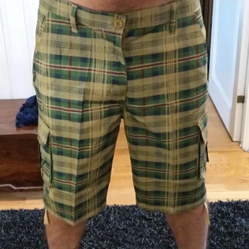 

Men Shorts 2021 Fashion Plaid Beach Shorts Mens Casual Camo Camouflage Shorts Military Short Pants Male Bermuda Cargo Overalls