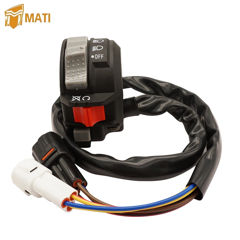Левый переключатель на руль управления запуском двигателя фара запуска для Yamaha