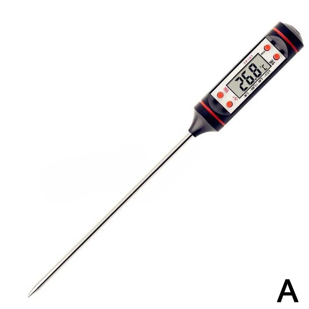 

Kitchen Digital BBQ Food Thermometer Meat Cake Candy Household Cooking Tools Thermometer Fry Thermometer Gauge Food Grill O I7G0