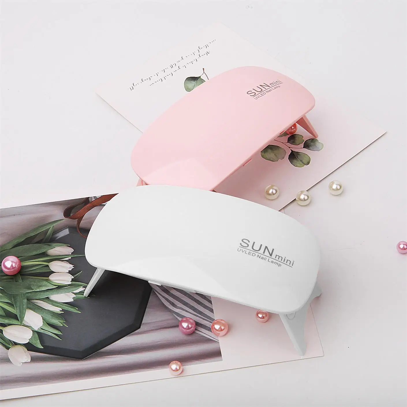 Мини Портативный 6 Вт УФ светодиодный светильник с USB зарядкой 30s 60s Таймер Сушилка