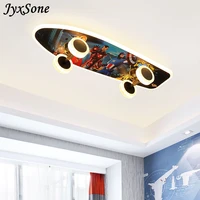 ceiling lamp childrens for living bedroom scooter decoration led lights eye protection study ceiling chandelier remote control