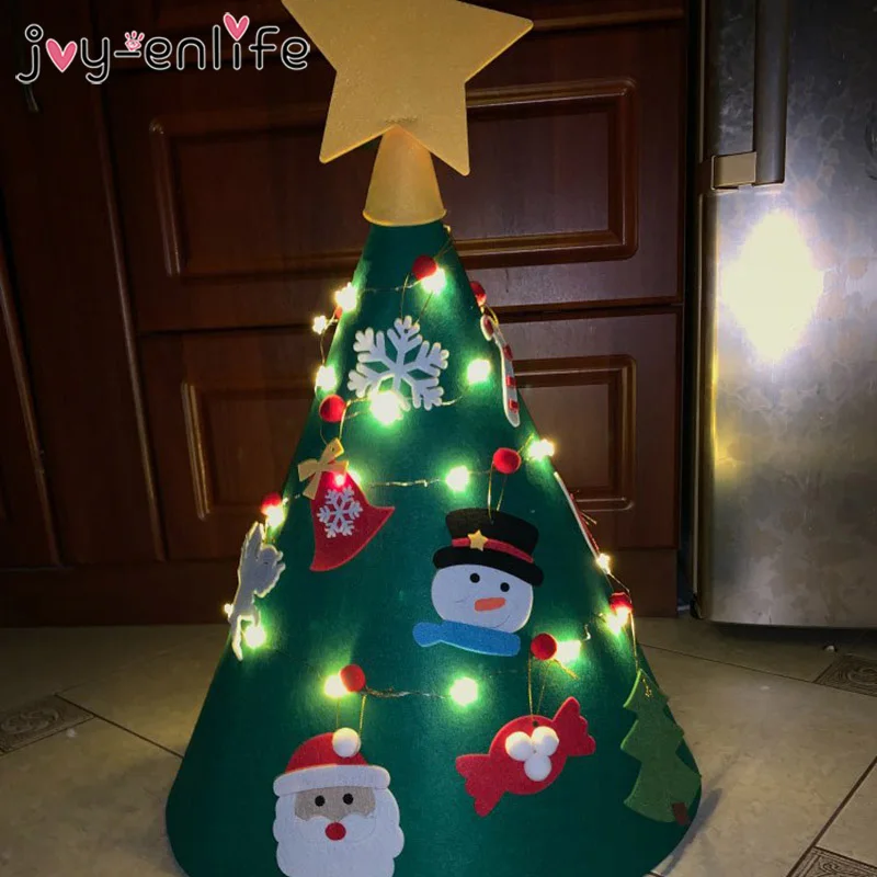 Рождественская елка для детей 3D сделай сам 2020 подарок на Новый год игрушки