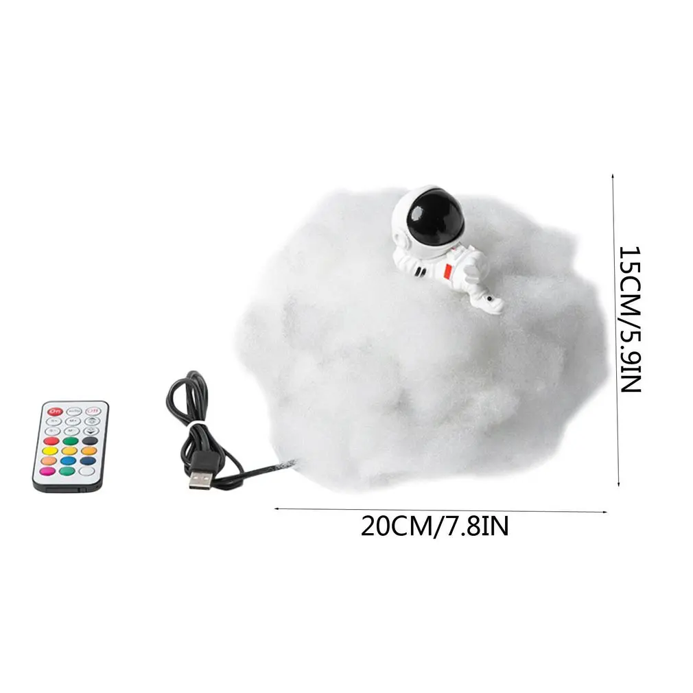 

Astronaut Decoration Astronaut Cloud Lamp Lying Down Astronaut Remote Control Model Normal Creative Gift