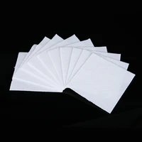 50 sheets ceramic fiber kiln paper square microwave kiln glass fusing paper 75x75x1mm