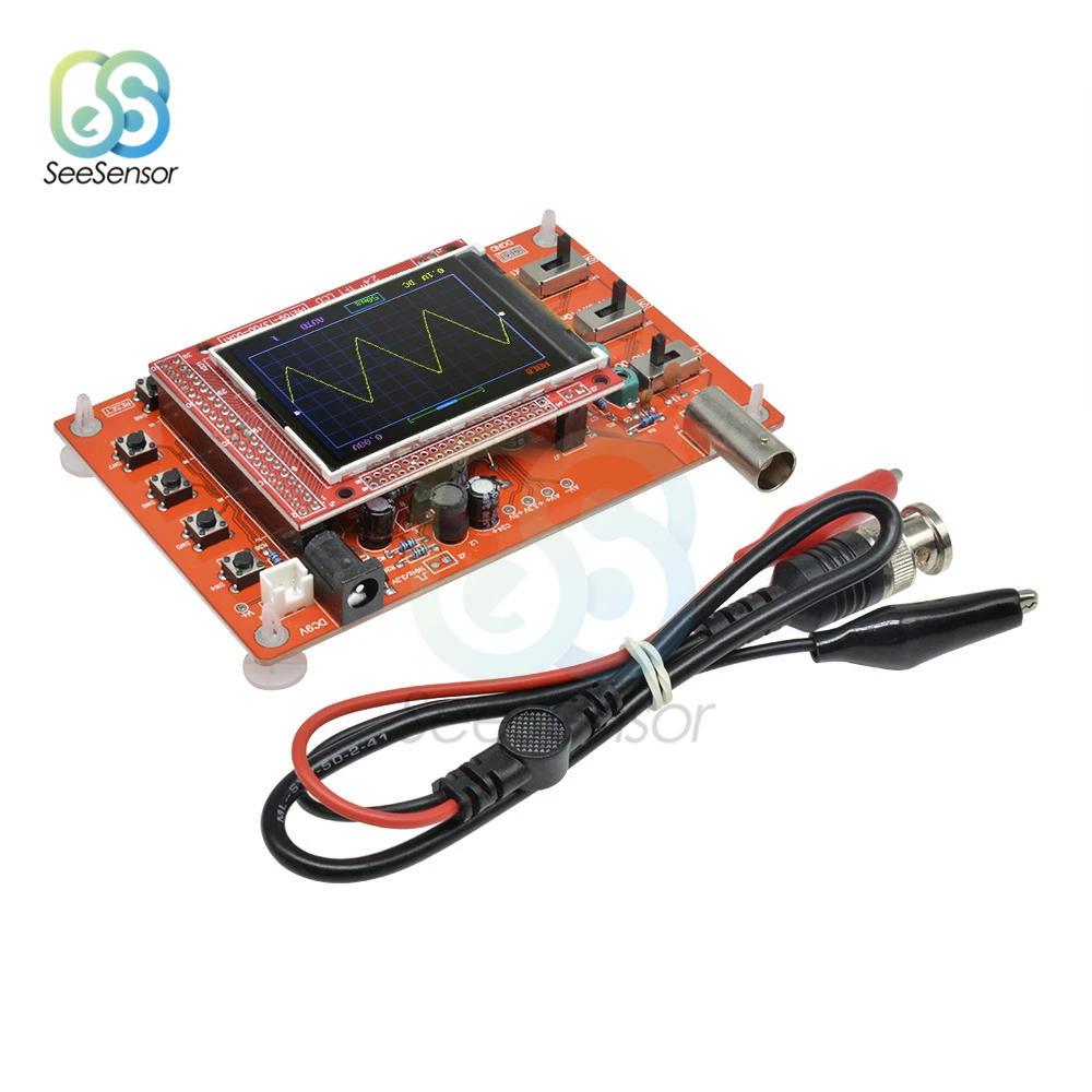 Oscilloscope Full Assembled 2.4" TFT LCD Digital Oscilloscope 1Msps With Wire