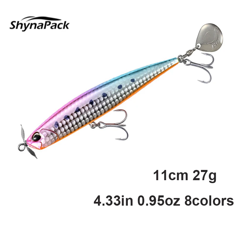 

1Piece Topwater Pencil Lures 11cm/27g Fishing Pencil Lure Topwater Magician Dogs Hard Artificial Wobble catfish fishing
