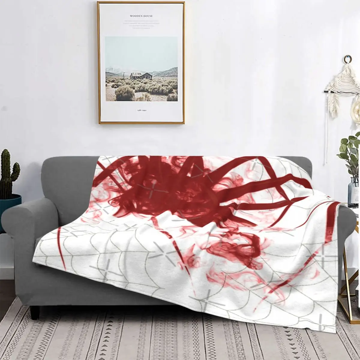 

Одеяло Spider X Web Red X1, покрывало для кровати, клетчатое муслиновое покрывало в клетку, плед для пикника