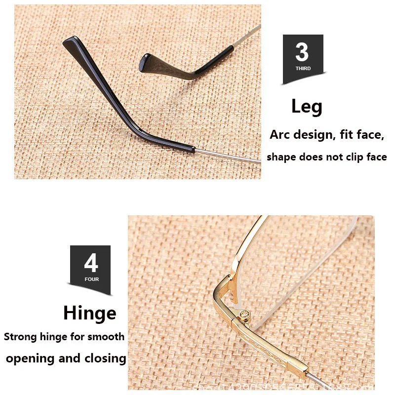 Square Half Frame Alloy Reading Glasses Men Women Resin Lens Eyeglasses Hyperopia Prescription +1.0 1.5 2.0 2.5 3.0 3.5 | Аксессуары для