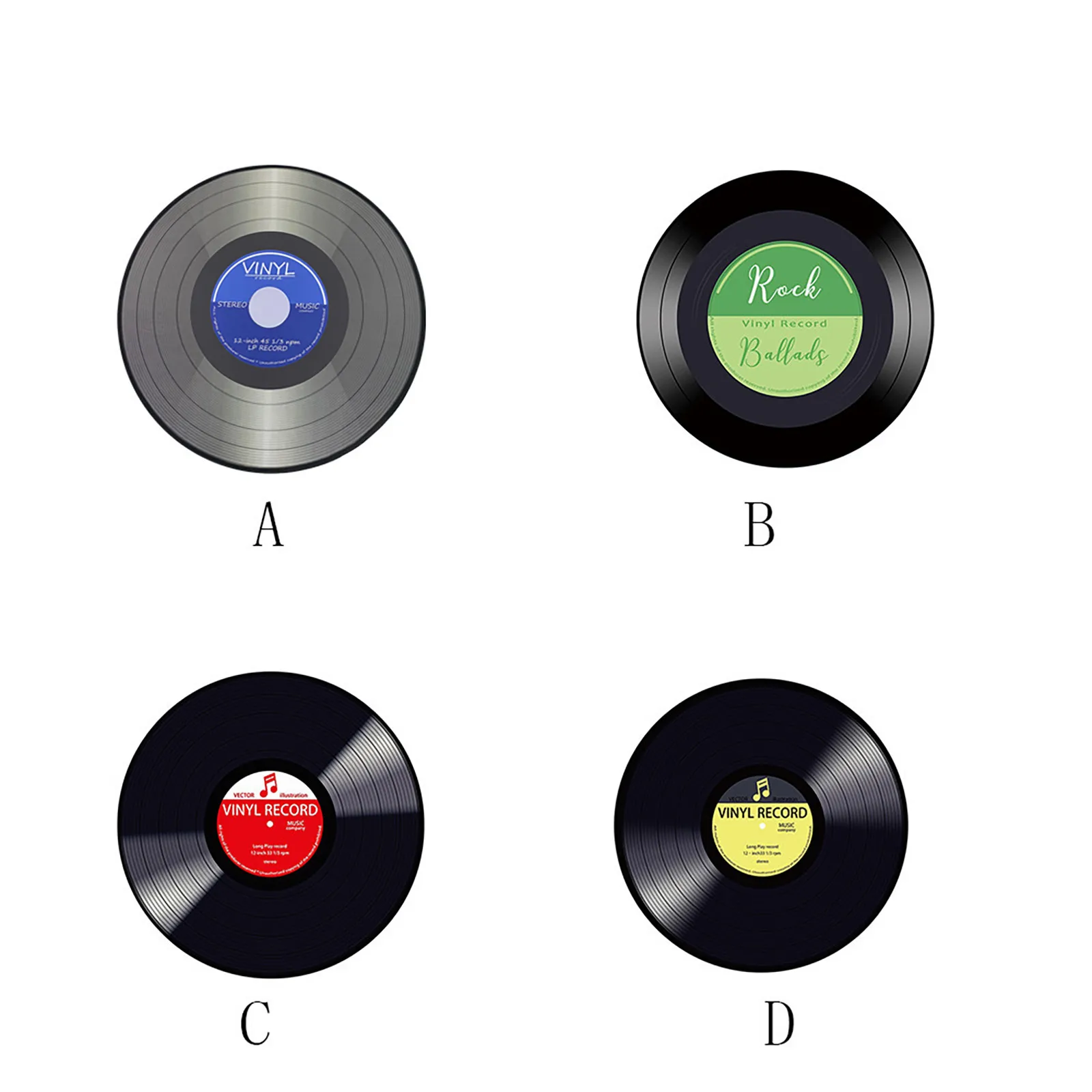 3d ковер 60 см креативный круглый виниловый коврик с принтом Мягкий тканевый