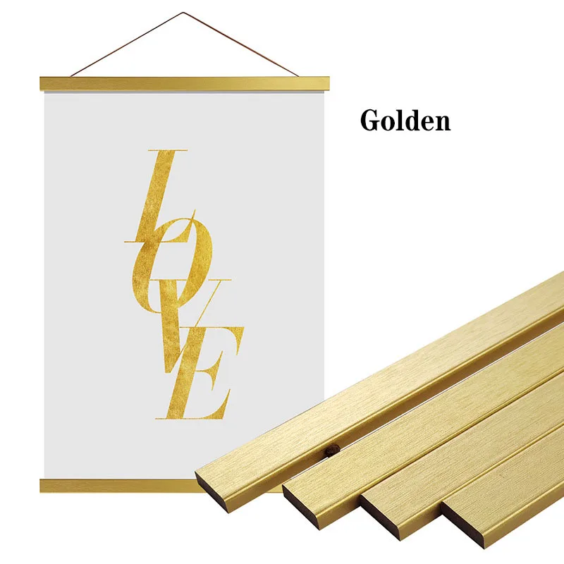 

21-60cm Diamond Painting Frame Magnetic Wooden Hanger Wood Photo Frame Painting Canvas Poster Frame Canvas Frame Art Christmas